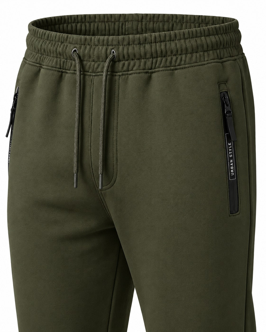 Jogger Cierre Engomado Verde Militar - vista 4